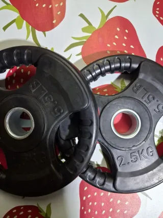 Discos de pesa 2.5 kg (par)