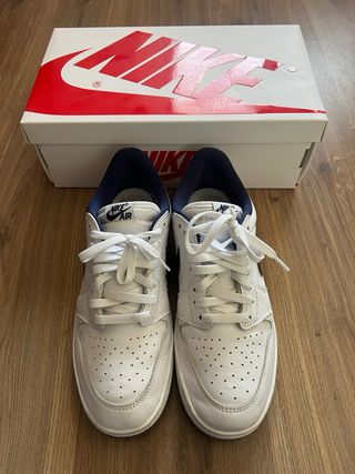 Air Jordan 1 Low Azul/Branco Tamanho 42