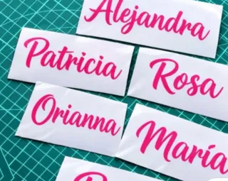 Pegatinas personalizadas con nombres