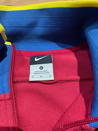 Chaqueta FC Barcelona Nike Roja y Azul