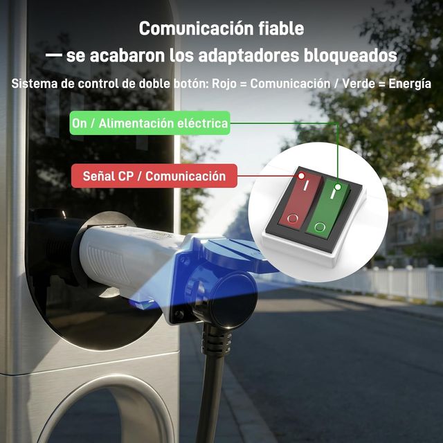 Adaptador Tipo 2 a Schuko 16A EV