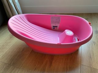Bañera bebé rosa（OK Baby，Made in Italy）