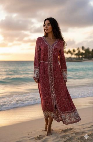 Lote 3 Vestidos BOHO Chic - Liquidación