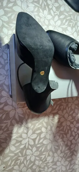 Scarpe da ballo horus n.37 donna pelle nera