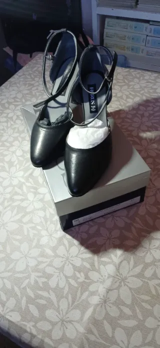 Scarpe da ballo horus n.37 donna pelle nera