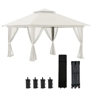 Carpa Plegable Ajustable Beige