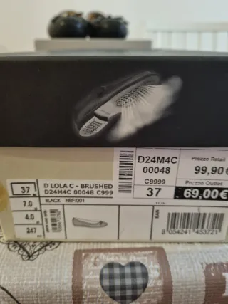 Ballerine nere tg. 37 marca geox
