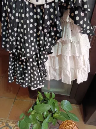 Traje de flamenca dos piezas lunares