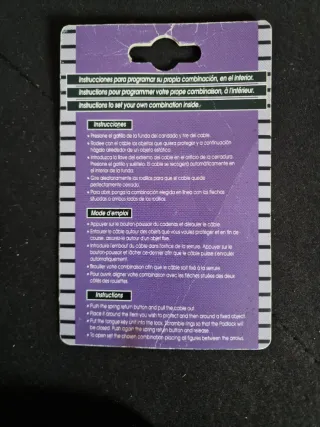 Candado de cable IFAM 1m