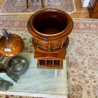 Mueble bar vintage en madera maciza – pieza unica