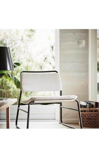 Sillón Ikea Linneback Tela y Metal