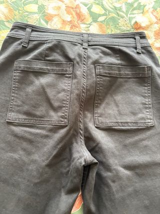 Pantalón vaquero negro Zara