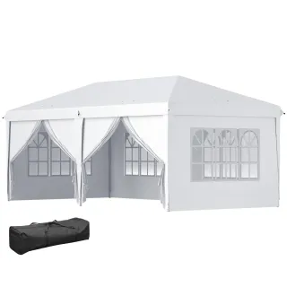 Carpa Plegable 5.85x2.95m 4 Paneles