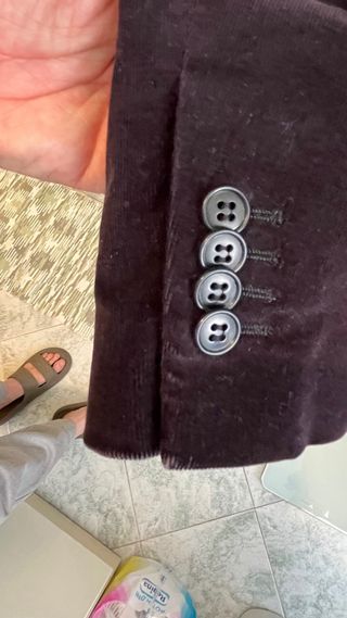 Giacca uomo Bagutta velluto blu scuro M