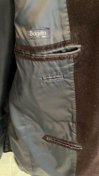 Giacca uomo Bagutta velluto blu scuro M
