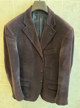 Giacca uomo Bagutta velluto blu scuro M