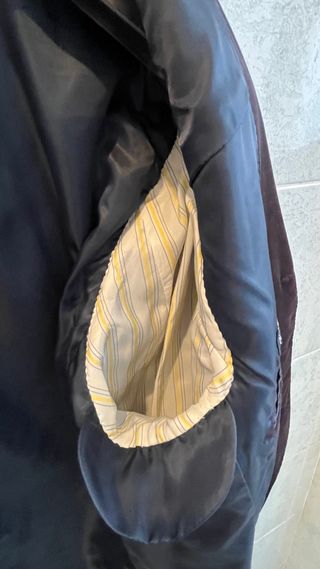Giacca uomo Bagutta velluto blu scuro M