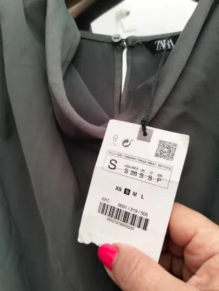 Vestito Zara verde oliva