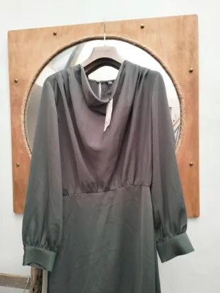 Vestito Zara verde oliva