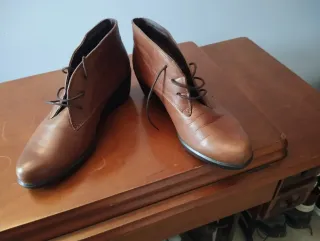 Botines de piel mujer