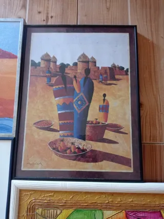Lote de 4 Cuadros Decorativos