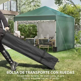 Carpa Plegable Pop-up 3x3m c/2 Paredes