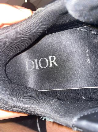 Scarpe Dior B22 nere effetto rainbow
