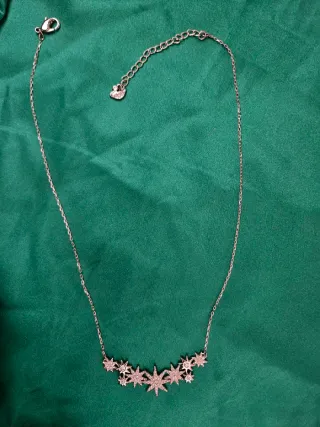 Colgante estrellas Swarovski plateado