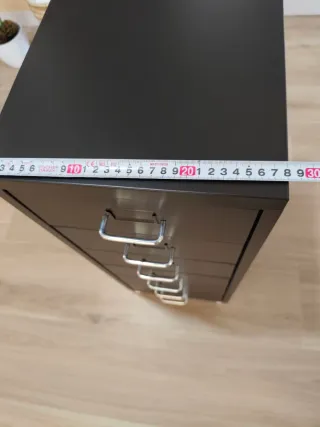 Archivador metálico 6 cajones con ruedas