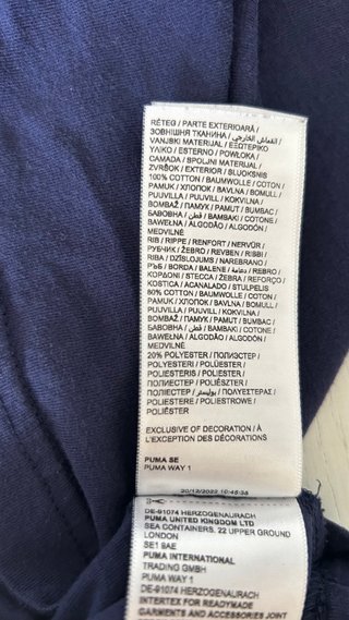 T-shirt Puma blu