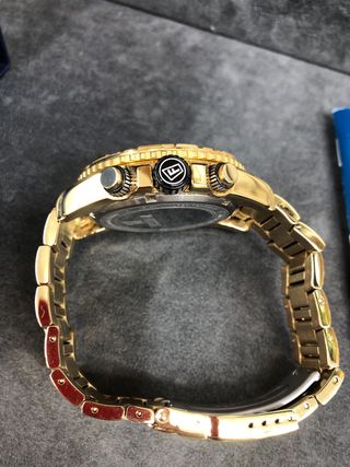 Reloj Festina Dorado Cronógrafo Verde