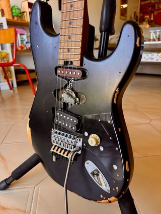 Evh Frankie Relic Black Guitarra