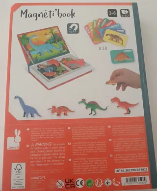 Janod Magnéti'book Dinosaurios