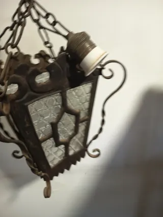 Farol antiguo forja Siglo XIX