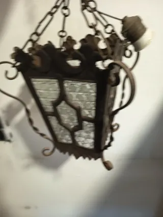 Farol antiguo forja Siglo XIX