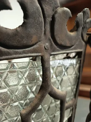 Farol antiguo forja Siglo XIX