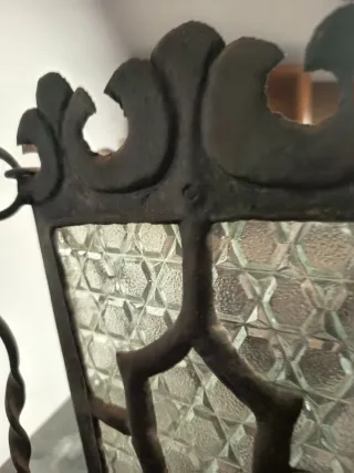 Farol antiguo forja Siglo XIX