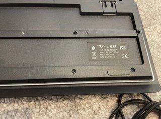 Teclado y ratón con cable G-LAB como nuevo