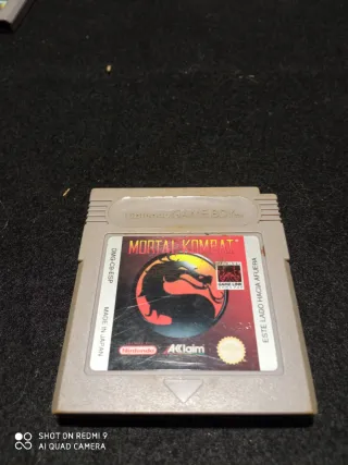 Mortal Kombat Game Boy DMG-C9-ESP