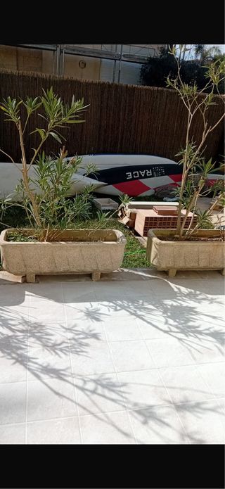 Macetas de piedra antiguas