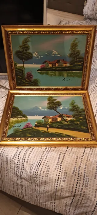2 Quadri Pittore Bianchini 48x38