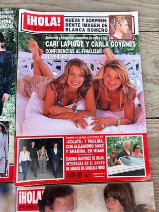 LOTE 6 REVISTAS HOLA 2005, 2008, 2010, 2011, 2012