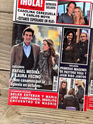 LOTE 6 REVISTAS HOLA 2005, 2008, 2010, 2011, 2012
