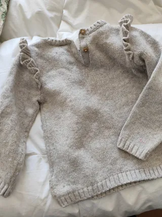 Jersey de punto con volantes H&M