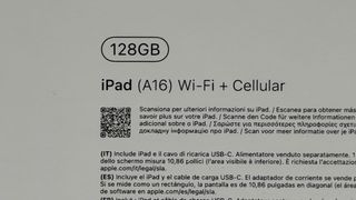 Apple iPad 11 (A16) celular silver 128 GB NUEVO
