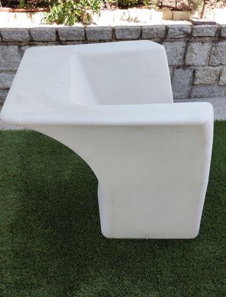Sillón exterior con luz LED