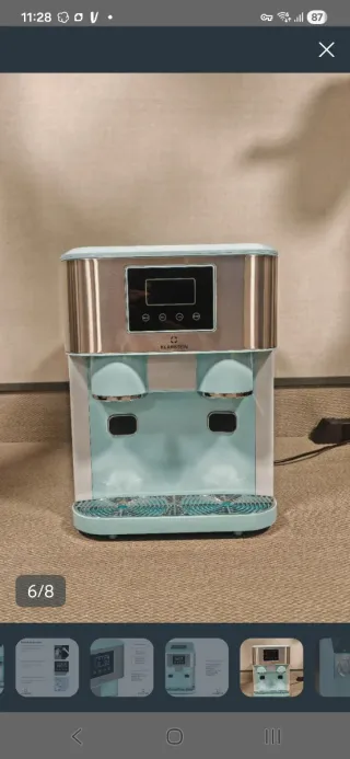 Máquina de hielo Klarstein tipo dispensador ❄️