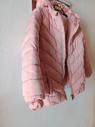 Chaquetón rosa niña 4-5 años