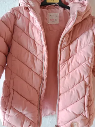 Chaquetón rosa niña 4-5 años