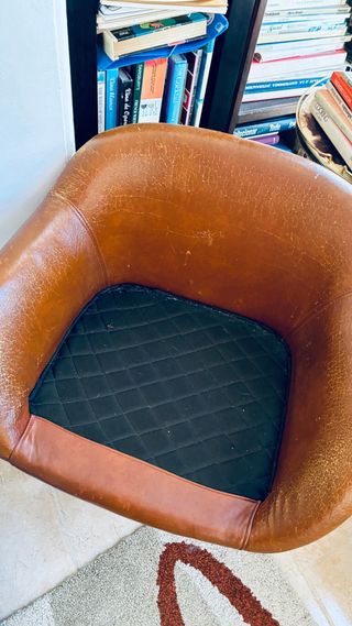 Sillón Vintage Polipiel Marrón 70s